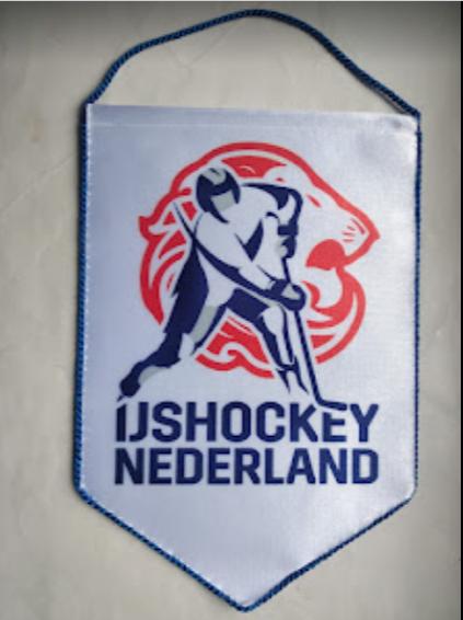 Официальный вымпел федерации хоккея Нидерландов.
