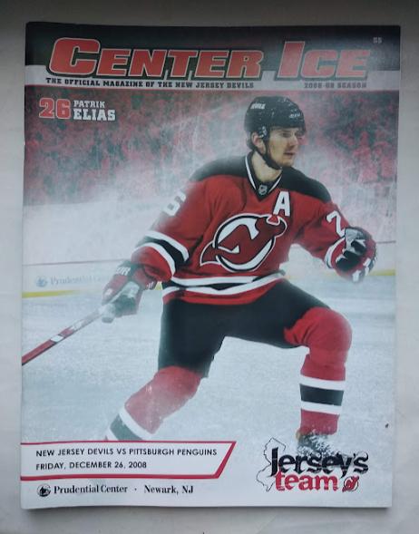 официальная программа НХЛ Нью-Джерси Девилз - Питтсбург Пингвинз 2008-09