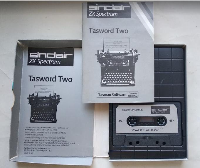 Оригинальная кассета для ZX Spectrum - Tasword Two. 1