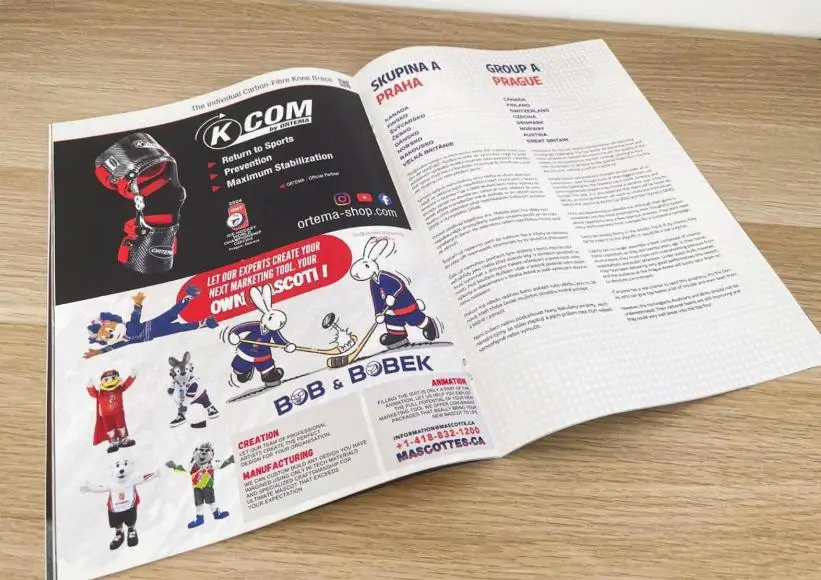 Хоккей официальная программа IIHF чемпионат Мира 2024 Чехия (отправка из Чехии). 3