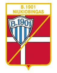 ФК B.1901 Нюкёбинг Дания - B. 1901 Nykobing Denmark (серия герб+лого)