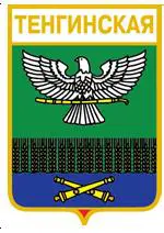 Серия геральдика России. Краснодарский край - Тенгинская /вид 2/.