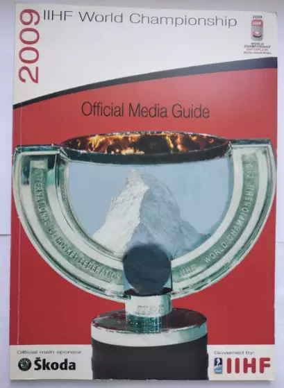 Хоккей официальный Media Guide IIHF чемпионат Мира 2009 Швейцария.