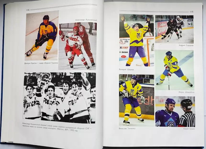 А.И.Брезвин, А.П.НогаУкраинский хоккей с шайбой подарочное издание 2010 год 4