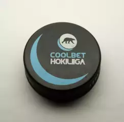 Хоккей официальная игровая шайба COOLBET -хоккейной лиги Эстонии.