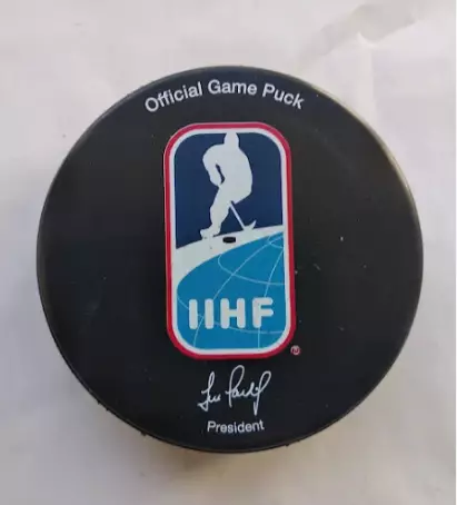 Хоккей официальная игровая шайба IIHF Чемпионат Мира 2023 див. I-В Эстония. 1