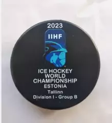 Хоккей официальная игровая шайба IIHF Чемпионат Мира 2023 див. I-В Эстония.