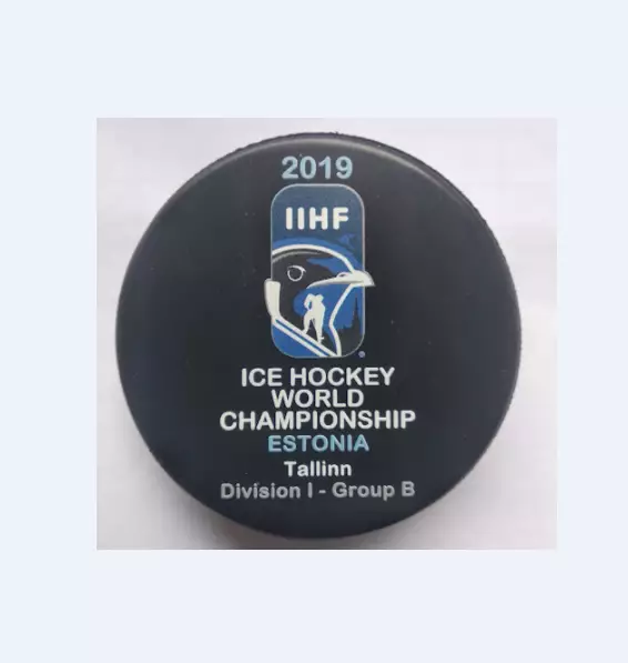 Хоккей официальная игровая шайба IIHF Чемпионат Мира 2019 див. I-В Эстония.