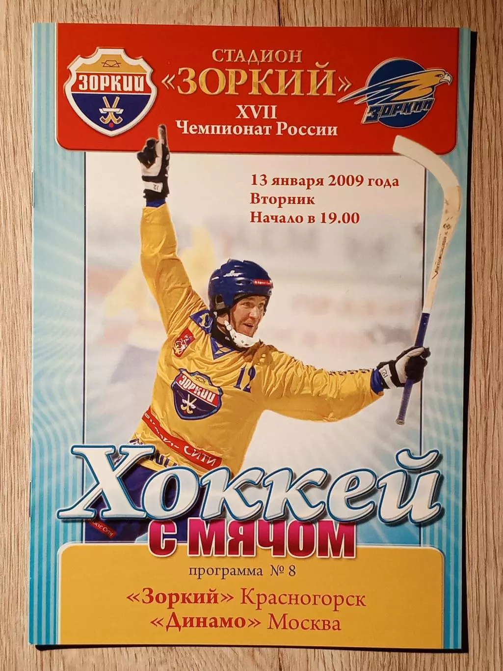 Зоркий Красногорск - Динамо Москва. 13 января 2009 года.