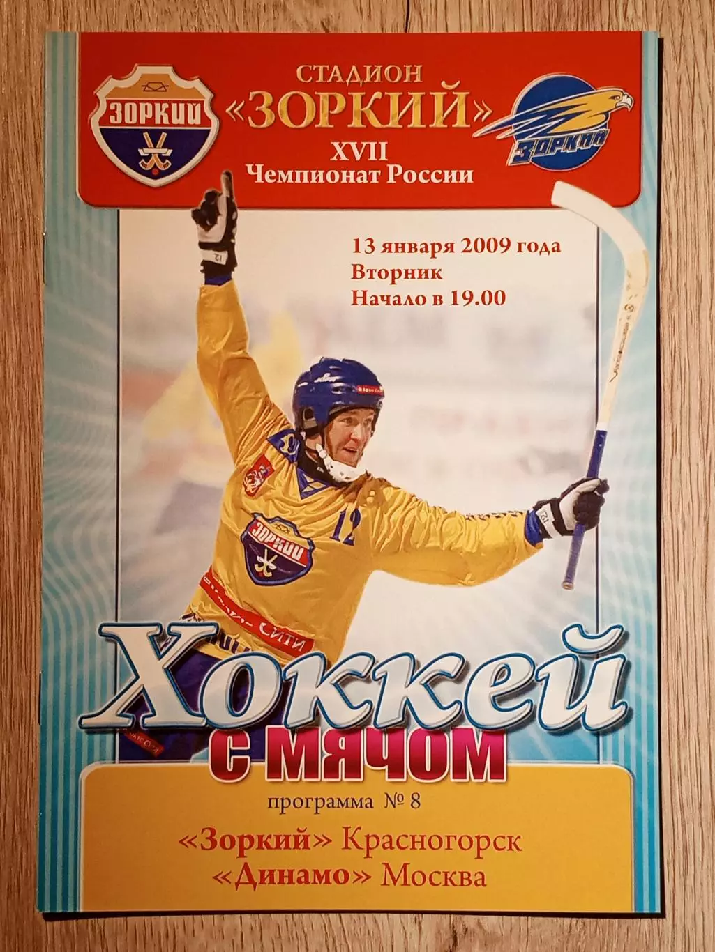 Зоркий Красногорск - Динамо Москва. 13 января 2009 года.