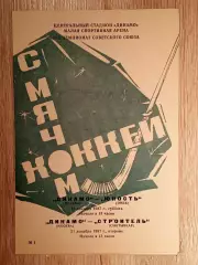 Динамо Москва - Юность Омск/Строитель Сыктывкар. 19/21 декабря 1987 года.
