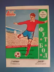 Таврия Симферополь Крым - Днепр Днепропетровск 1980