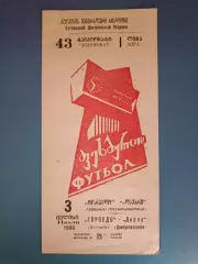 Торпедо Кутаиси СССР/Грузия - Днепр Днепропетровск СССР/Украина 1980
