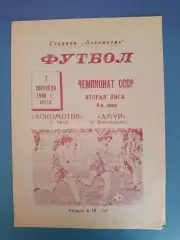 Локомотив Чита СССР/Россия - Амур Благовещенск СССР/Россия 1988