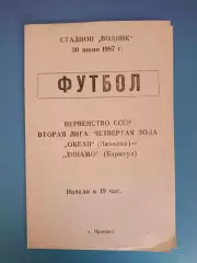 Океан Находка СССР/Россия - Динамо Барнаул СССР/Россия 1987