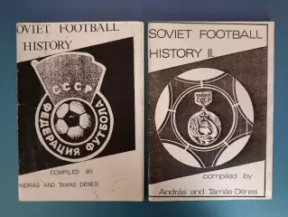 Цена за комплект! Книга/Издание:История советского футбола.СССР/Англия 1988,1989