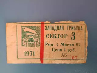 Кайрат Алма - Ата/Алматы СССР/Казахстан - Спартак Москва СССР/Россия 1971