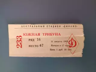 ЦСКА Москва СССР/Россия - СКА Карпаты СССР/Украина 1985
