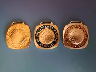 Медаль/Медали. Комплект наград. Кожаный мяч. Полтава СССР/Украина