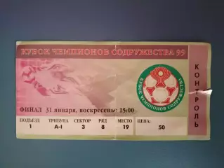 Спартак Москва Россия - Динамо Киев Украина 31.01.1999