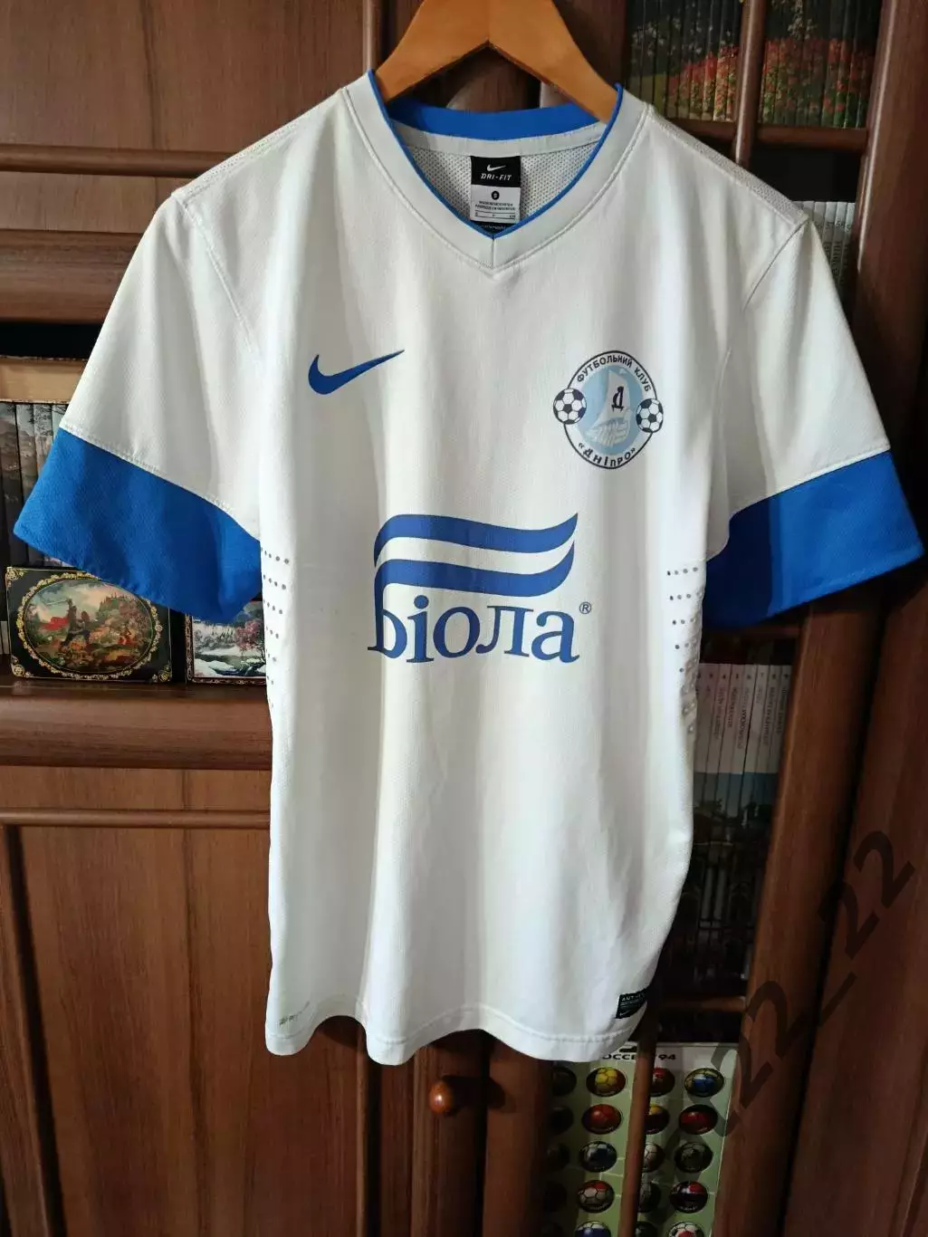 Игровая футболка. Роман Зозуля. ФК Днепр Днепропетровск/Днепр Украина 2012/2013