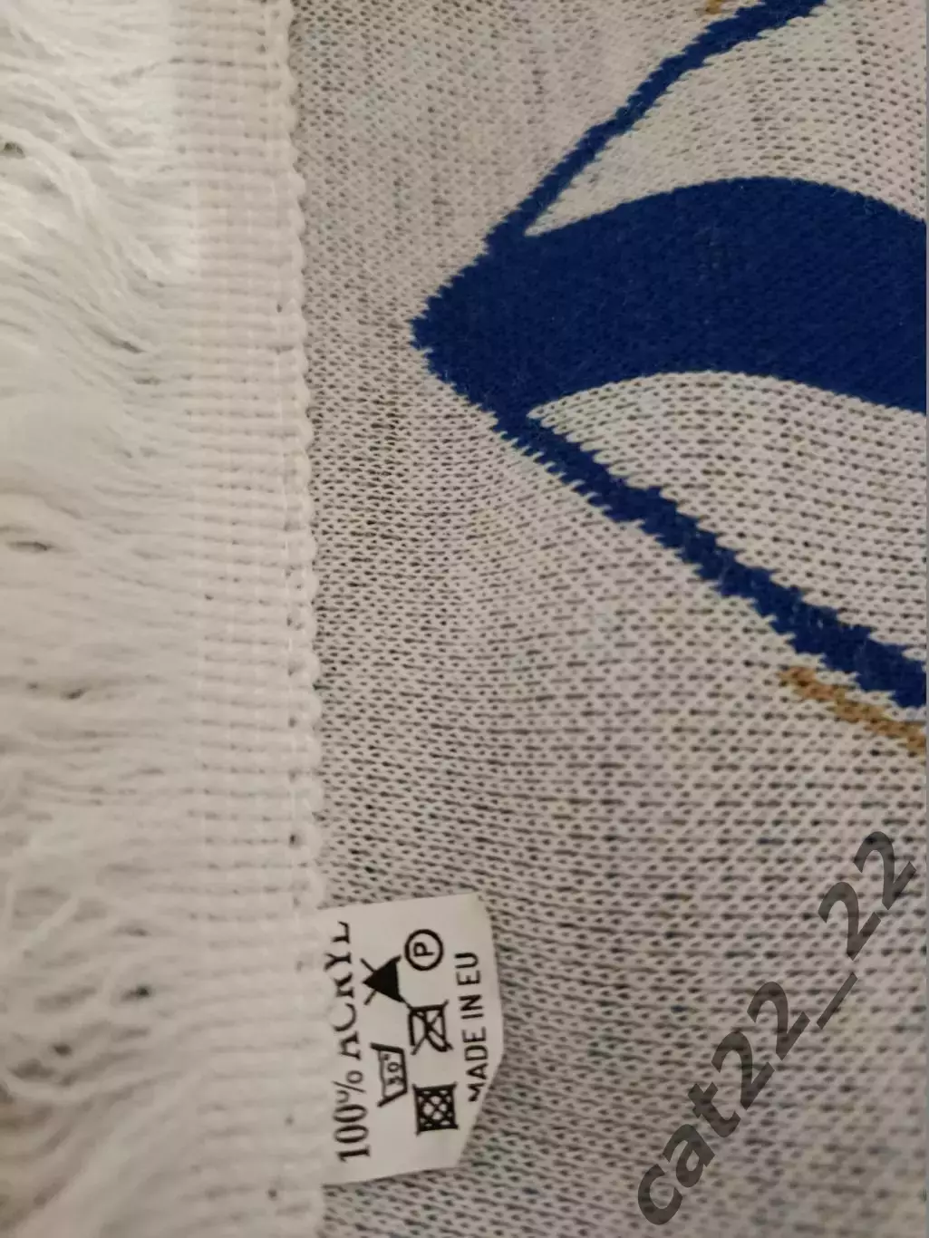 Оригинальный шарф. Финляндия - Украина 2017 2