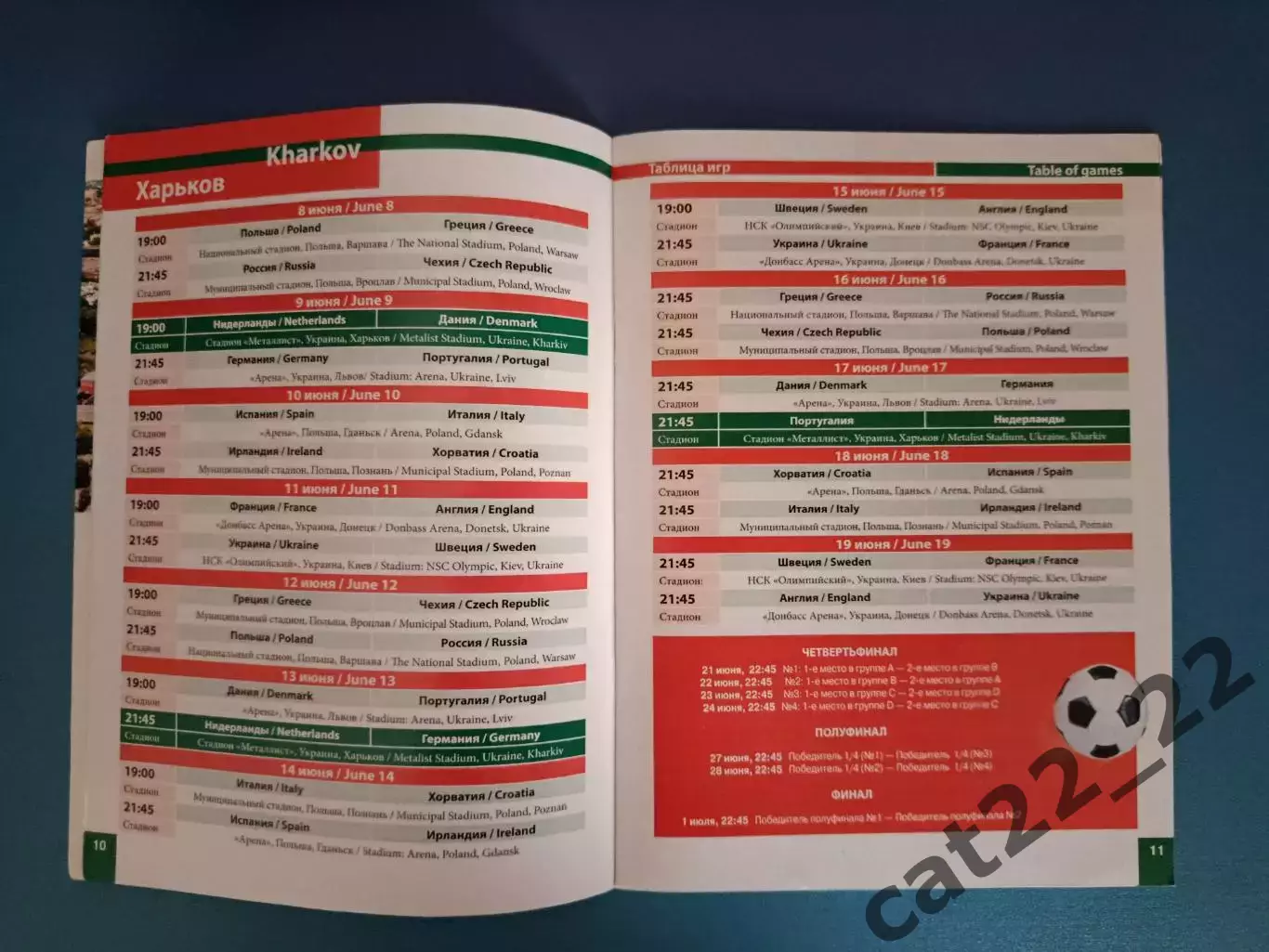 Книга/издание: Харьков. Чемпионат Европы 2012. Харьков Украина 2012 1