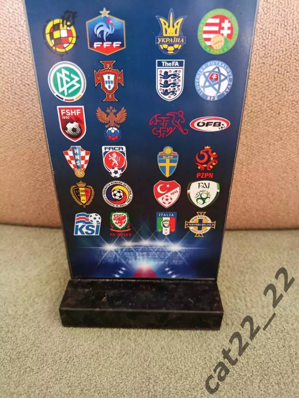 Сувенир ФФУ. Украина. ЕВРО - 2016. Франция. Чемпионат Европы 2016. Украина 2016 2