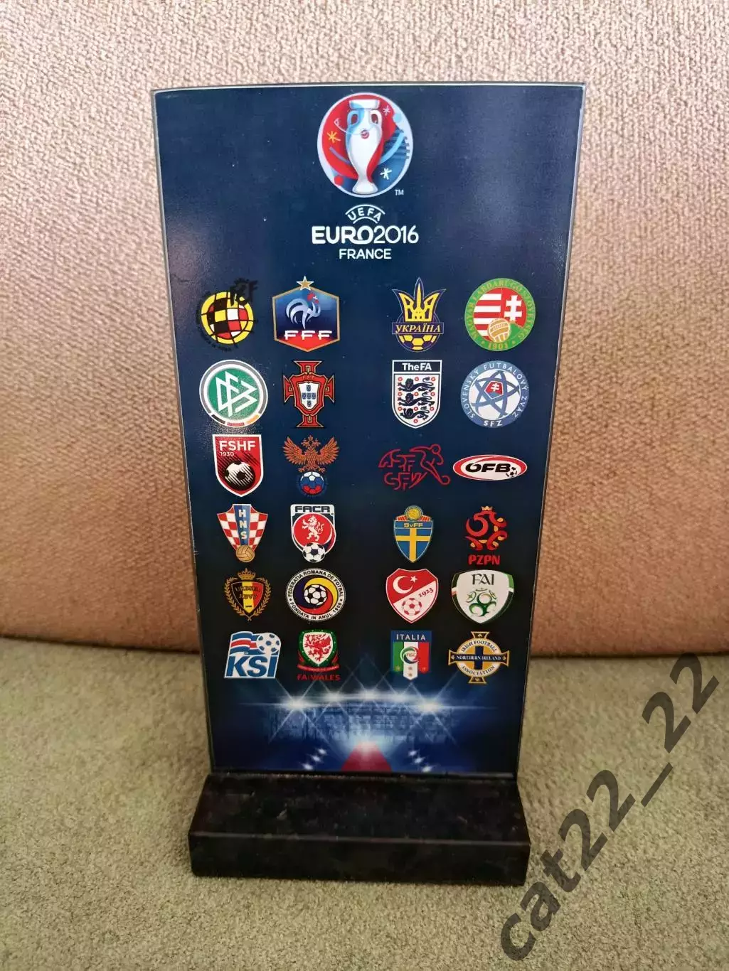Сувенир ФФУ. Украина. ЕВРО - 2016. Франция. Чемпионат Европы 2016. Украина 2016 4