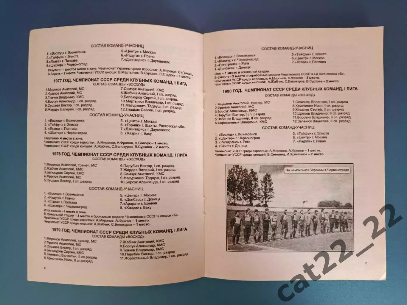 Книга:История вознесенского Восхода.Спидвей. Червоноград,Львов,Ровно,Донецк 2011 2