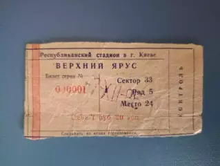 Динамо Киев СССР/Украина - Динамо Москва СССР/Россия 07.12.1986