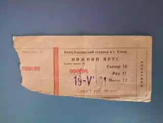 Динамо Киев СССР/Украина - ЦСКА Москва СССР/Россия 19.06.1991