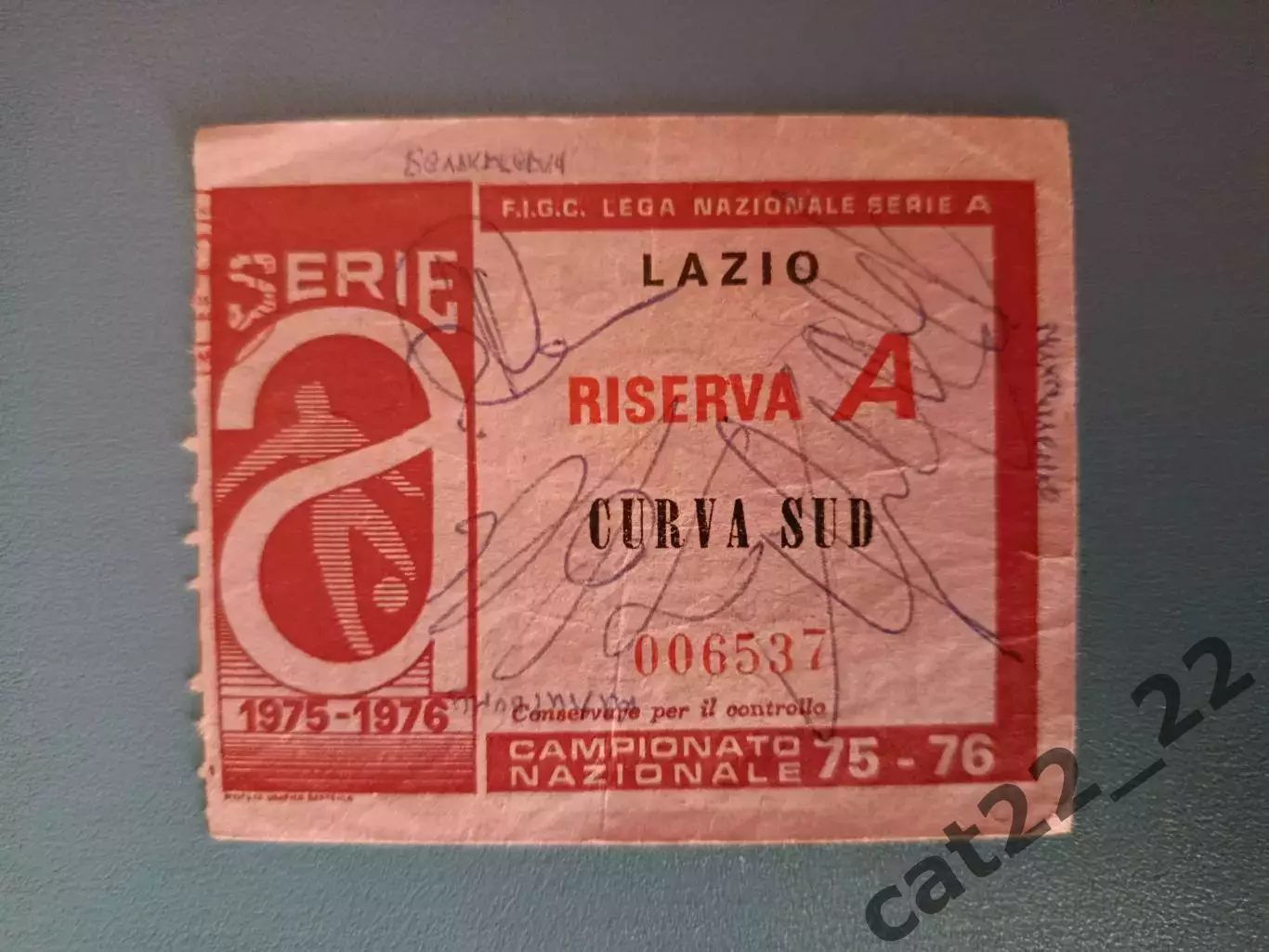 Лацио Рим Италия - Черноморец Одесса СССР/Украина 1975/1976