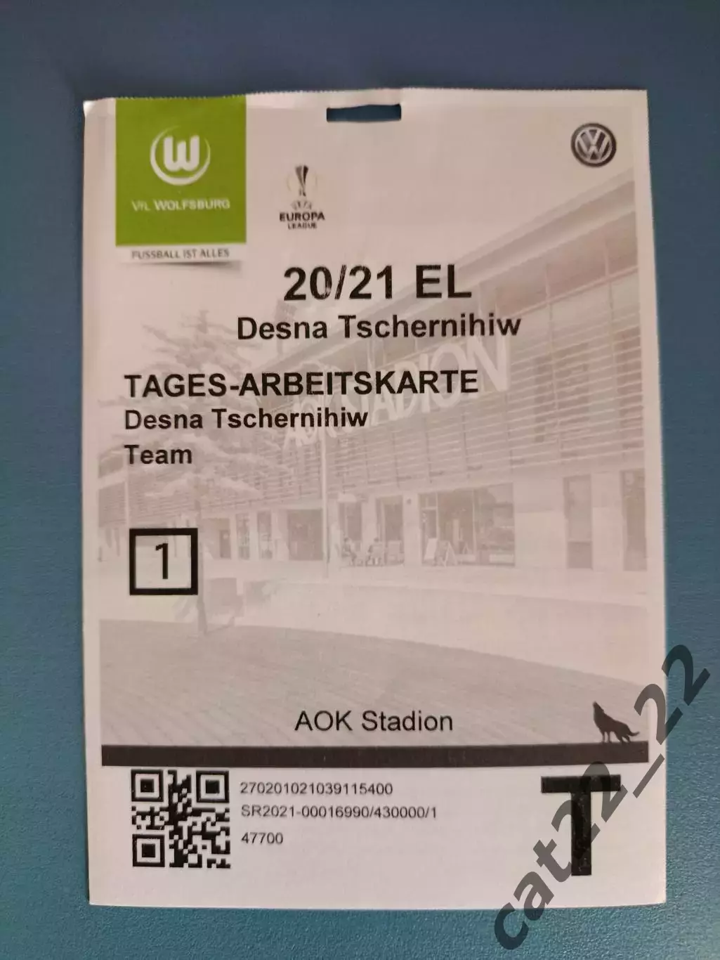 Вольфсбург Германия - Десна Чернигов Украина 2020/2021