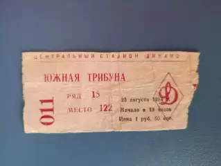 ЦСКА Москва СССР/Россия - Торпедо Москва СССР/Россия 23.08.1984