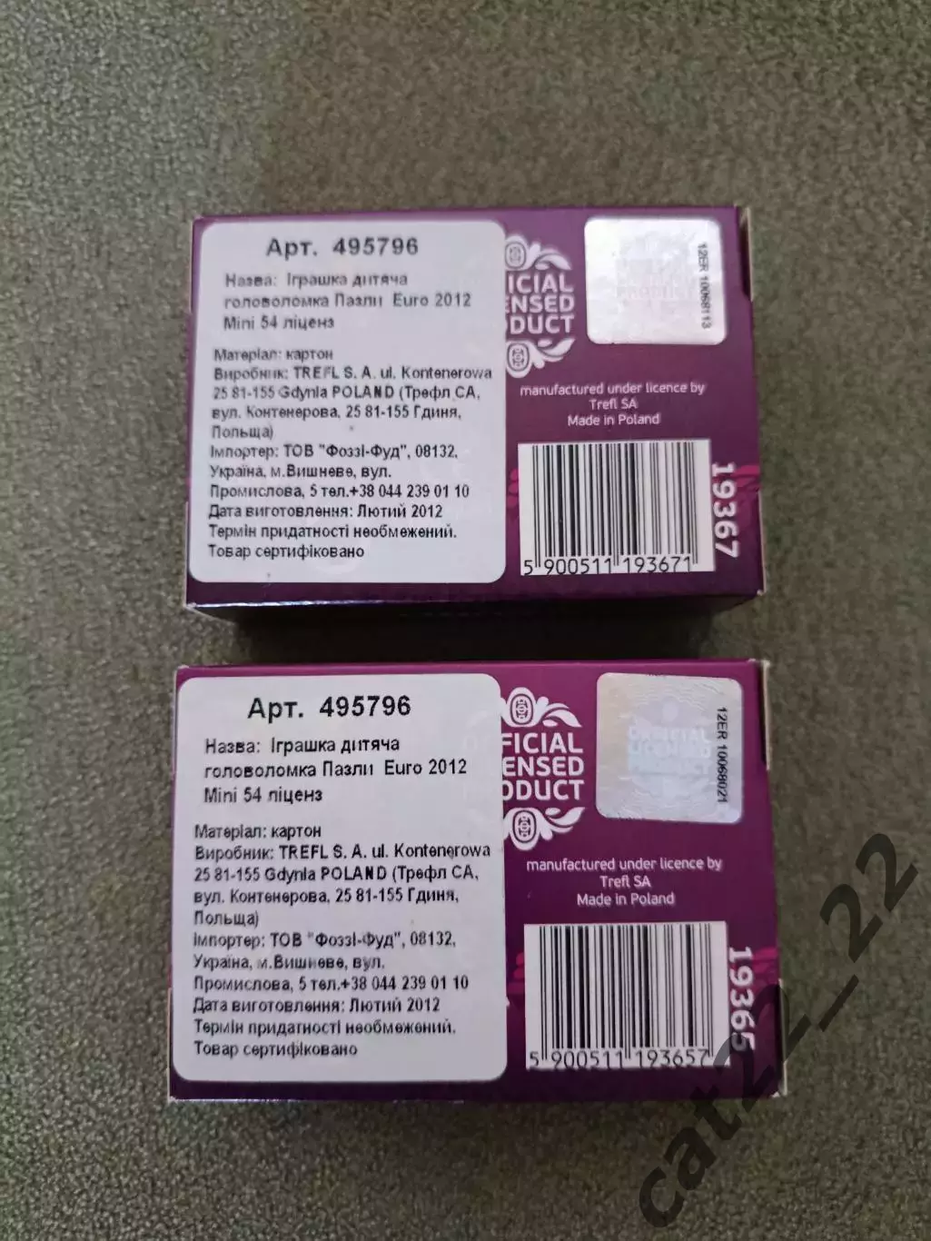 Пазлы для взрослых. 54 элемента. ЕВРО-2012.Украина/Польша. Чемпионат Европы 2012 1