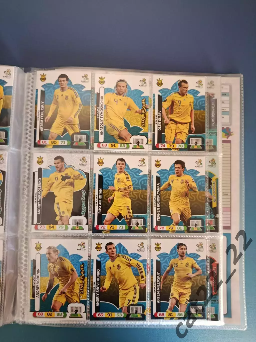 Альбом. Панини/Panini. Adrenalyn XL. ЕВРО-2012. Украина. Чемпионат Европы 2012 1