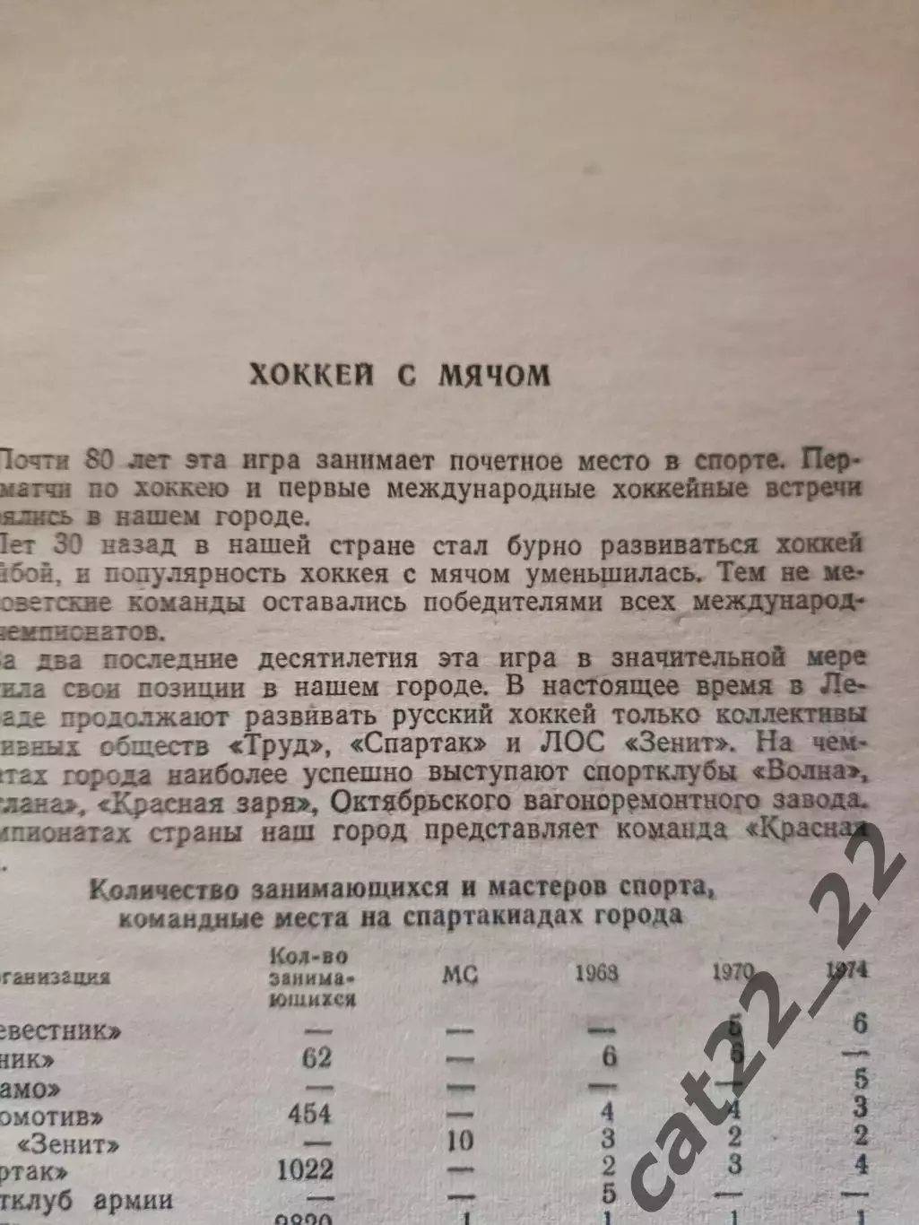 Календарь - справочник: Футбол. Хоккей. Ленинград спортивный. СССР/Россия 1976 4