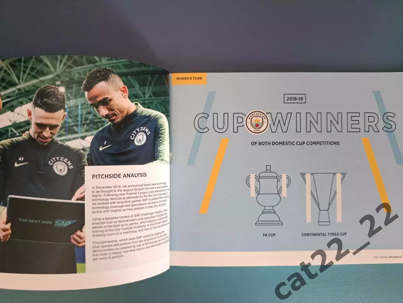 Официальный ежегодник Манчестер Сити Англия 2018/2019 2