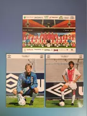 Автографы! Набор открыток/открытка.Аякс Амстердам Голландия/Нидерланды 1996/1997