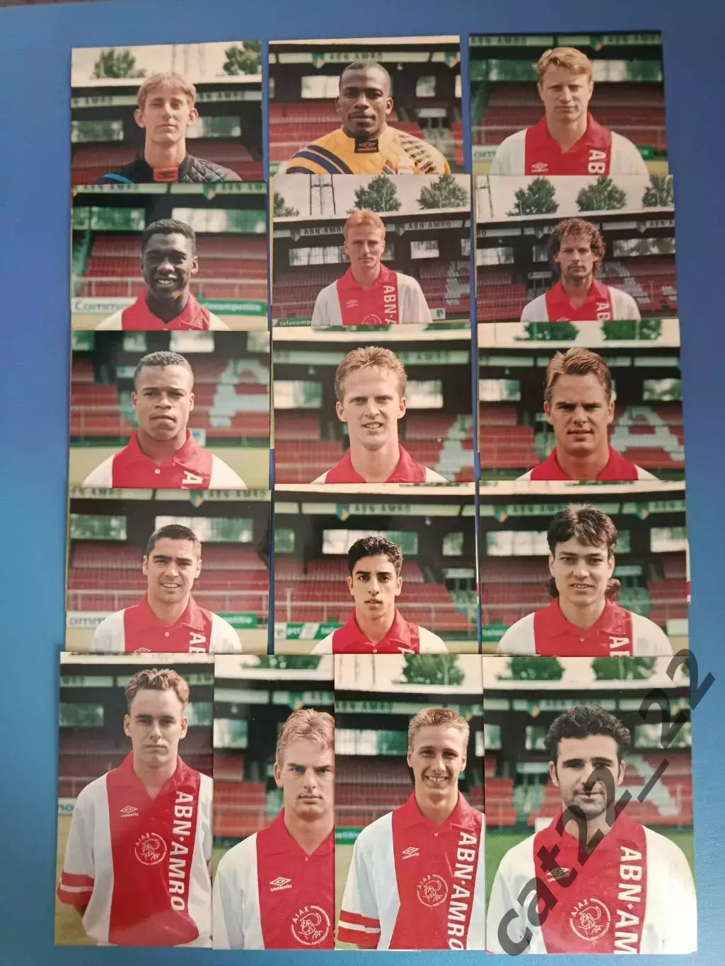 Набор открыток/открытка. 16 штук. Аякс Амстердам Голландия/Нидерланды 1993/1994