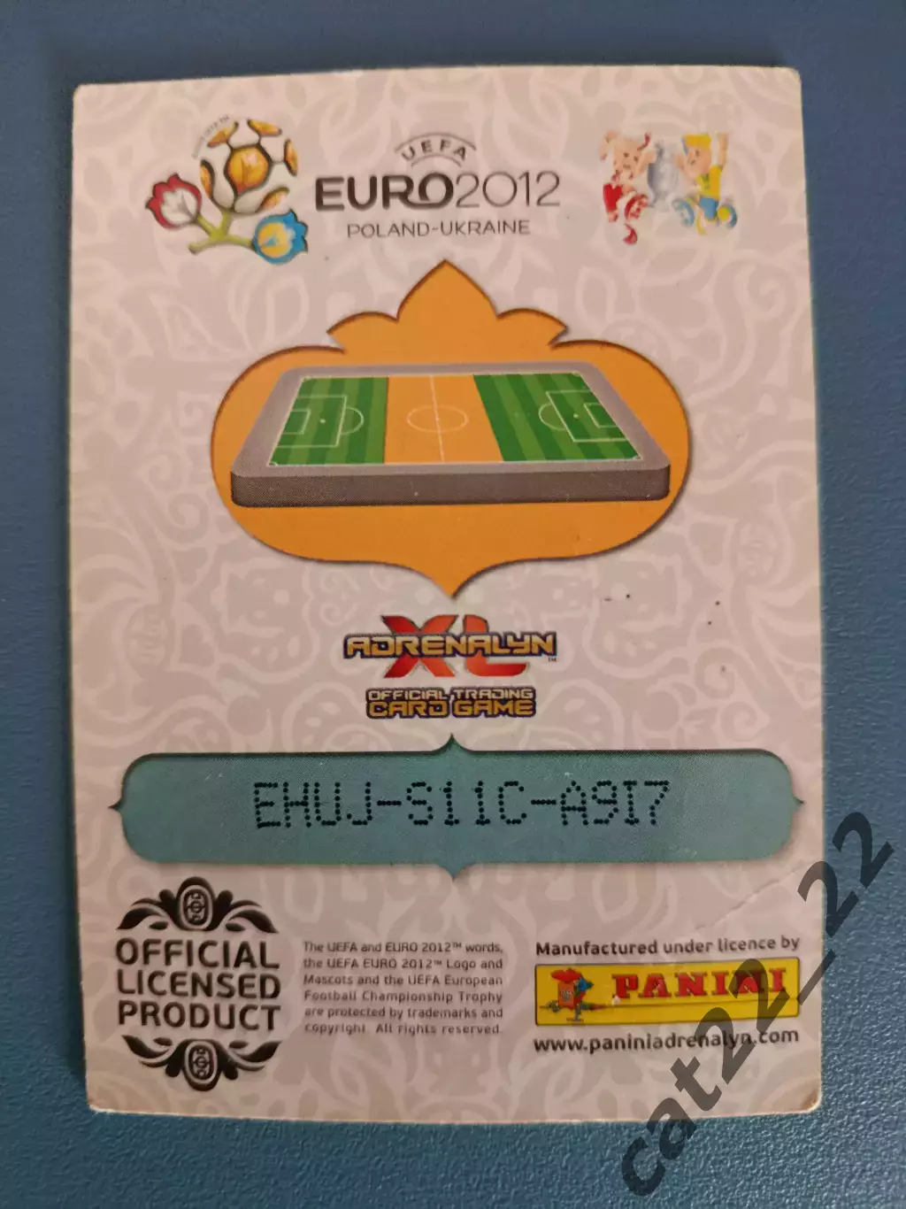 Карточка. Панини/Panini. Adrenalyn XL. Franck Ribery. Limited edition. 2012 1