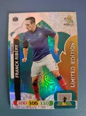 Карточка. Панини/Panini. Adrenalyn XL. Franck Ribery. Limited edition. 2012