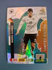 Карточка. Панини/Panini. Adrenalyn XL. Mario Gomez. Limited edition. 2012