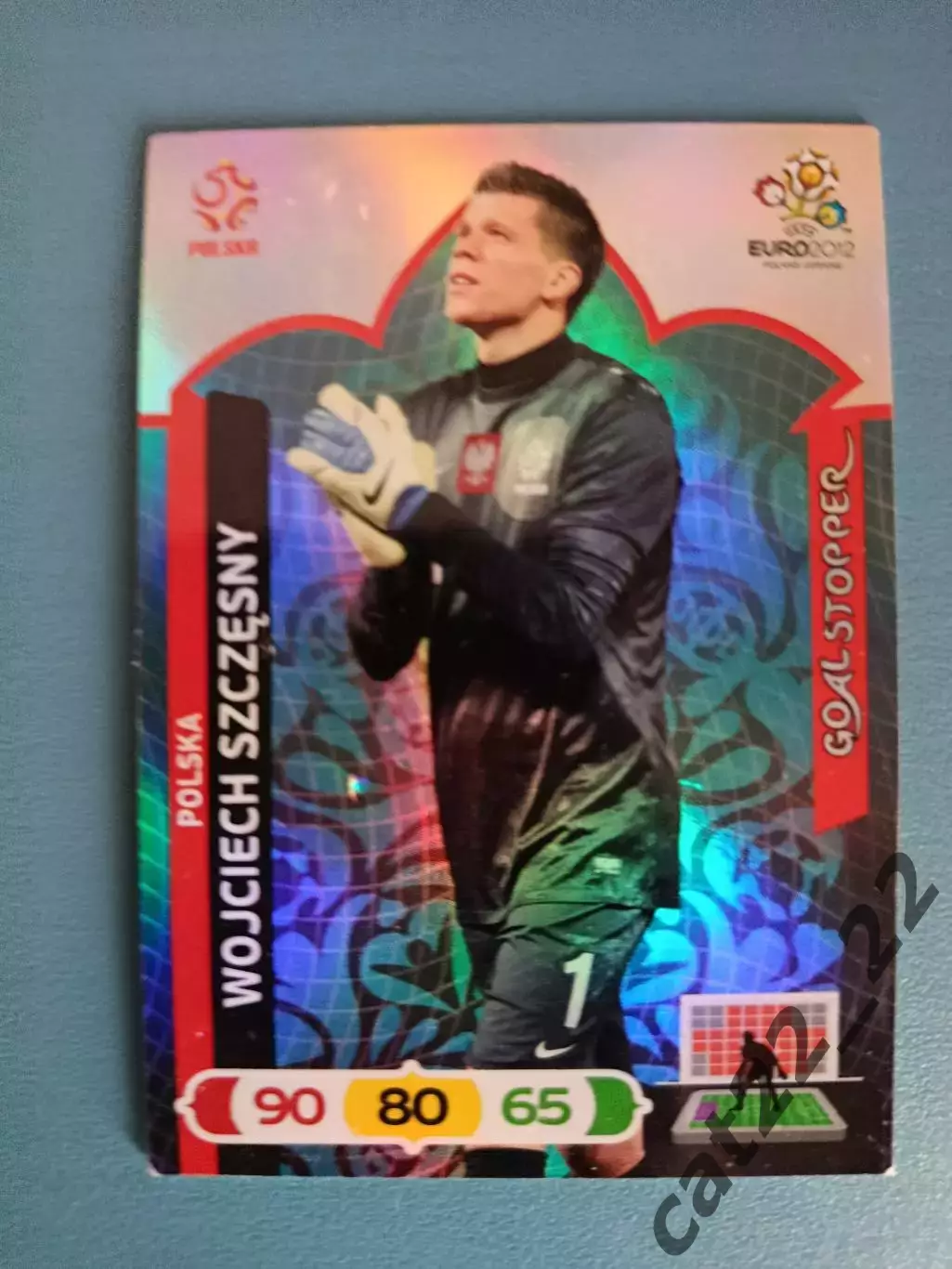 Карточка. Панини/Panini. Adrenalyn XL. Wojciech Szczesny. Limited edition. 2012