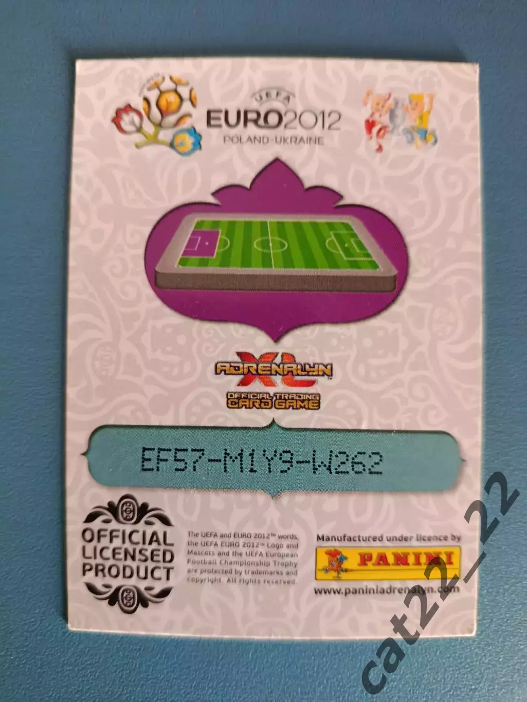 Карточка. Панини/Panini. Adrenalyn XL. Wojciech Szczesny. Limited edition. 2012 1