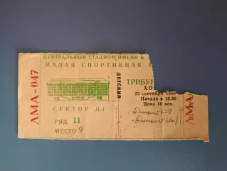 Хоккей. Динамо Москва СССР/Россия - Динамо Минск СССР/Беларусь 1988/1989