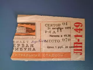 Хоккей. ЦСКА Москва СССР/Россия - СКА Ленинград/Санкт-Петербург 1970/1971