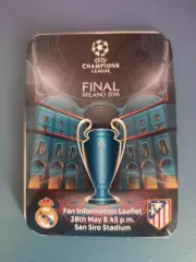 Буклет: Милан Италия. Реал Мадрид Испания - Атлетико Мадрид Испания 2016