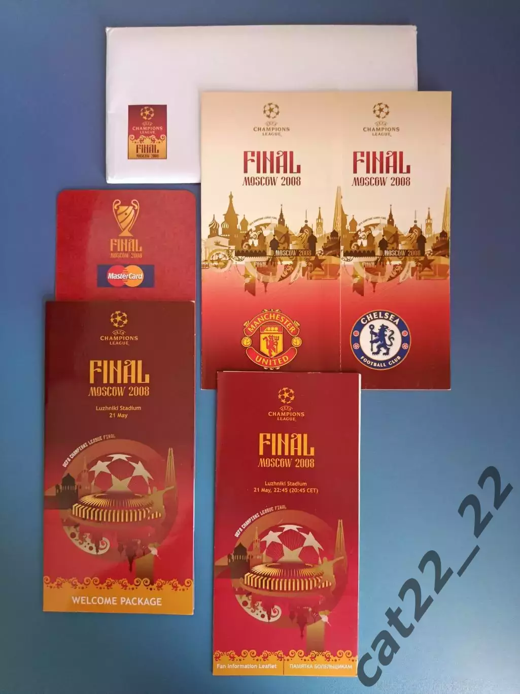 VIP! Москва Россия. Манчестер Юнайтед Англия - Челси Лондон Англия 2007/2008
